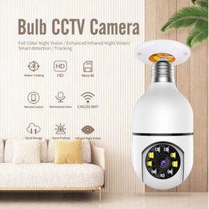 Bulb cctv security camera