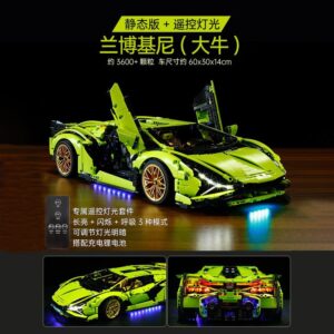 Lamborghini Bricks with Light Version