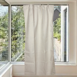 Curtain white pair